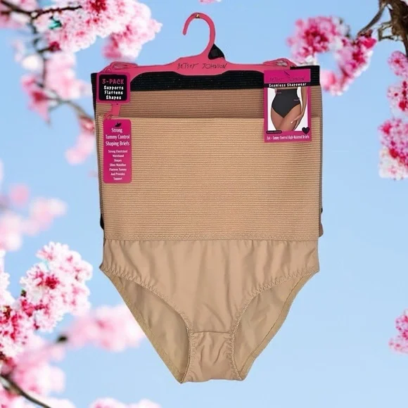 Betsey Johnson Strong Control Tummy Control Seamless Shapewear 3pc Set - Picture 1 of 9